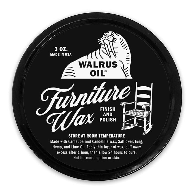 Vosková a leštiaca úprava nábytku 21ml WALRUS OIL